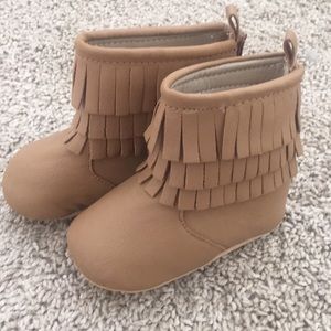 Old Navy Tan Moccasin Boots
